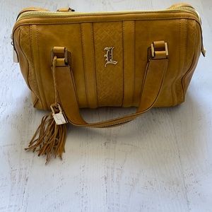 L.A.M.B by Gwen Stefani Vintage Mustard Satchel